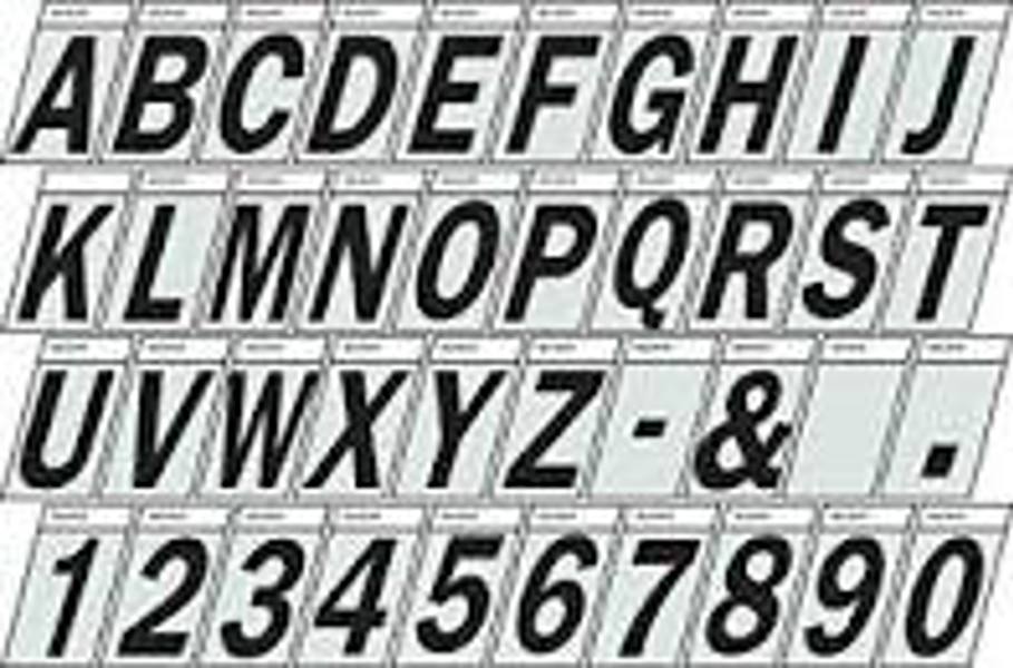 Hillman Group 839222 House Number 1-1/2 In Mylar Reflective Black on Silver Angle-Cut