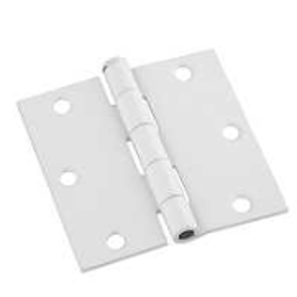 National Hardware N830-335 Door Hinge 3 1/2 In Steel White