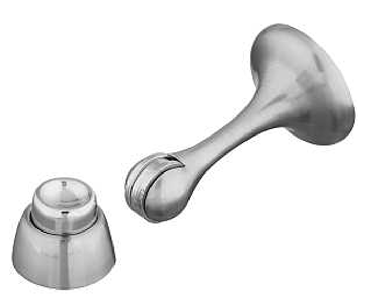 National Hardware N328-195 Magnetic Door Stop 3 In Steel Satin Nickel