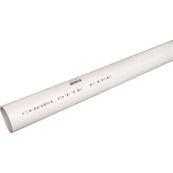 SCH40 Charlotte PP 404 Water Pipe 4 In x 19 Ft Schedule 40 67 Pieces per Bundle