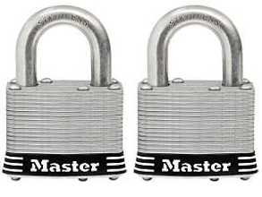 5SSTHC 2 L-SS 2 In Laminated Padlock 2 Pack