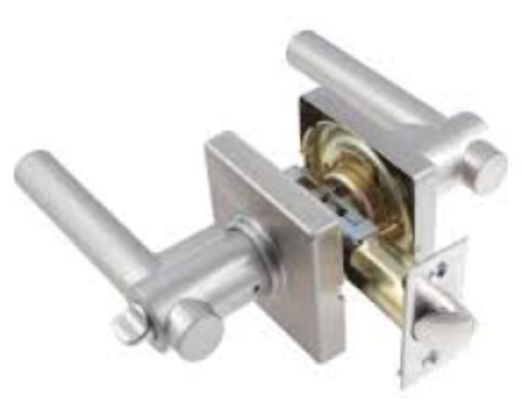 Toledo & Co Inc T-CV1920GIUS15 Girona Privacy Lever Satin Nickel