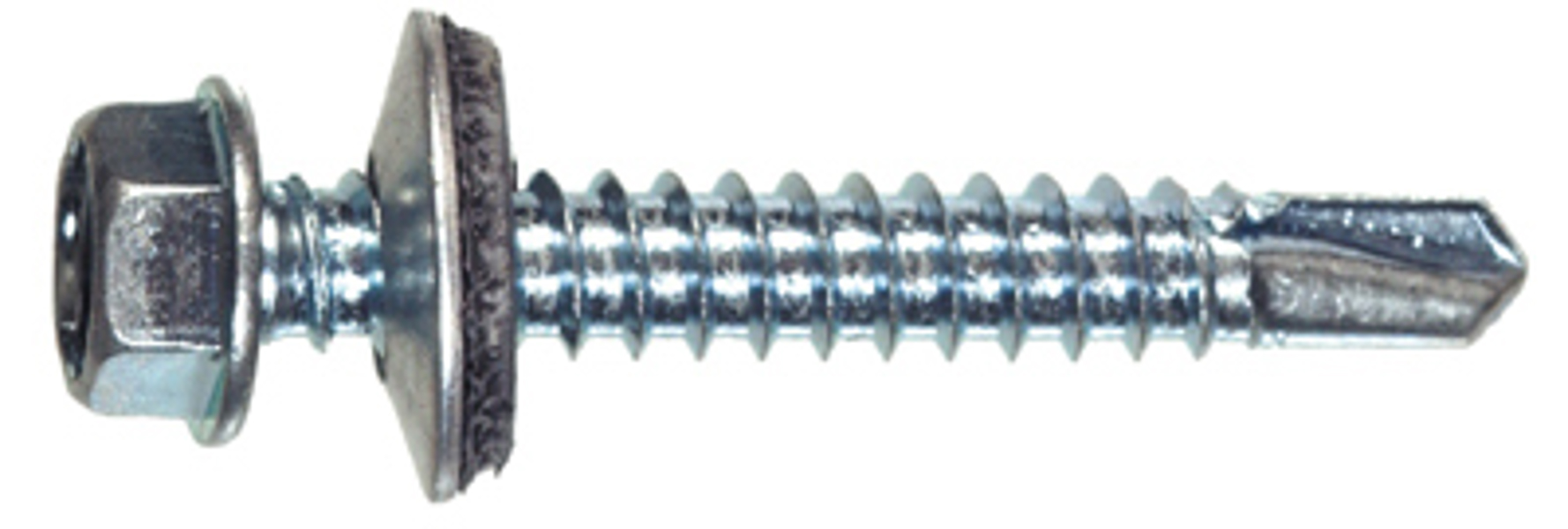 Hillman Group 47262 Hex Washer Head Self Drilling Screw 1/4 In 12-14 Size with Washer