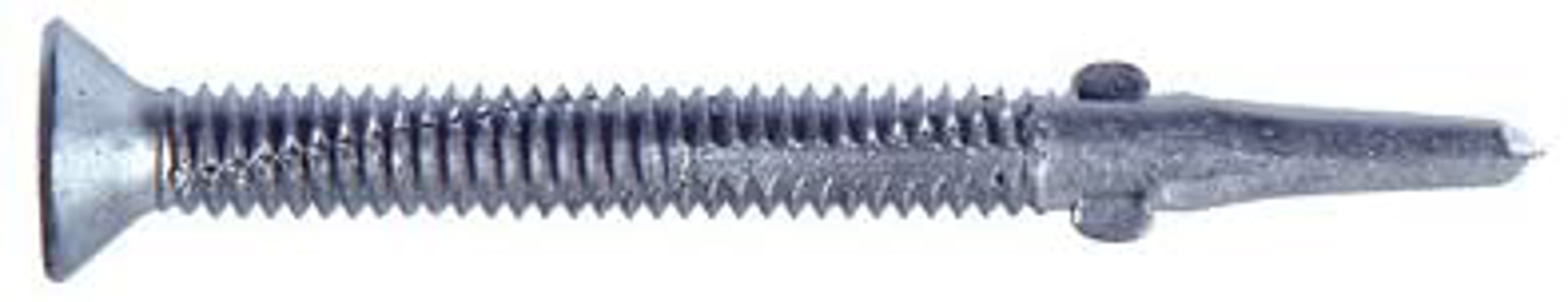 Hillman Group 47294 Ceramic Coated Flat Head Self-Drilling Screws With Wings 12x2-1