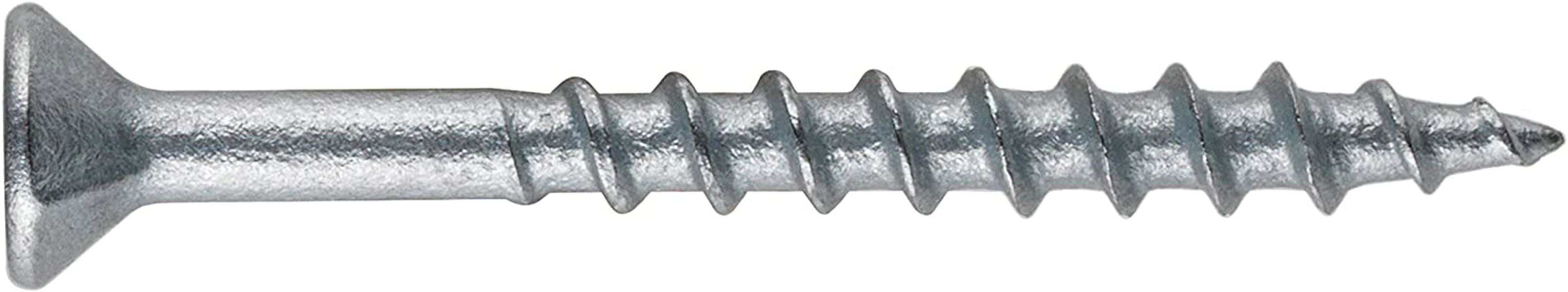 Hillman Group 47350 Dual Torq Drive Deck Screw 8x2-1/2 In Coarse Thread Sharp Point Flat Head