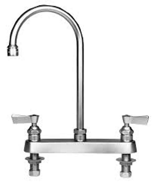 Fisher 33150/3315 Deck Mount Gooseneck Faucet 12 In Spread