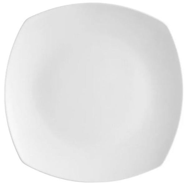 CAC China 800960907599P Square Salad Plate 7.5 In White 3 Dozen
