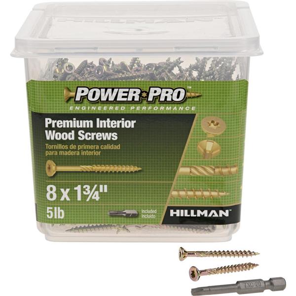 Hillman Group 48588 Fastener 5 Lb 8X1 3/4 Interior