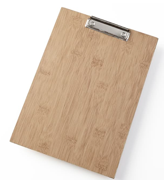 American Metalcraft BB12 Menu Holder Bamboo Clipboard 9 In X 12.5 In
