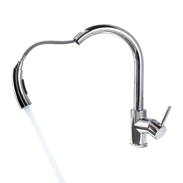 Delta Faucet 976LF-IN Pull Down Kitchen Faucet Polished Chrome