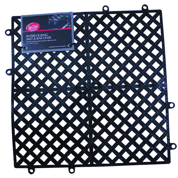 Tablecraft BM1212 Interlocking Bar Mat 12 In X 12 In Non Sliding