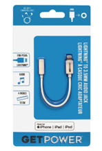 3.5MM, GP-ADPT-ALAUX Apple Lightning to 3.5mm Auxiliary Adapter