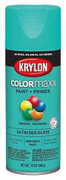 KRYLON K05576007 Satin Spray Paint 12 Oz Sea Glass