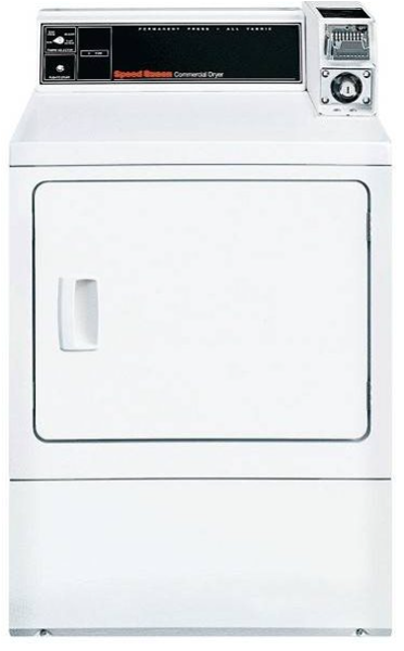 Speed Queen SDESXRGS173TW01 Commercial Coin Dryer 7 Cu Ft Electric 240V 30A 60Hz White