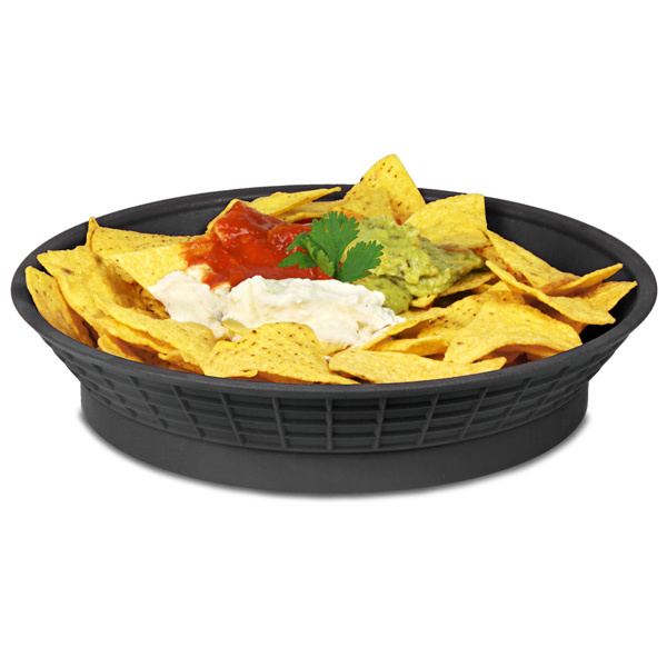 Tablecraft 157510BK Dinner Plate 10.5 In Black Poly
