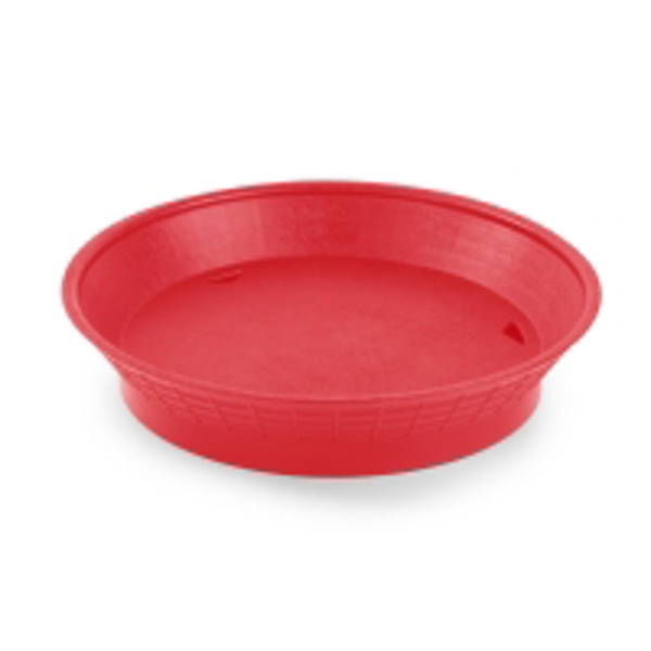 Tablecraft 157510R Diner Plate 10.5 In Red Poly