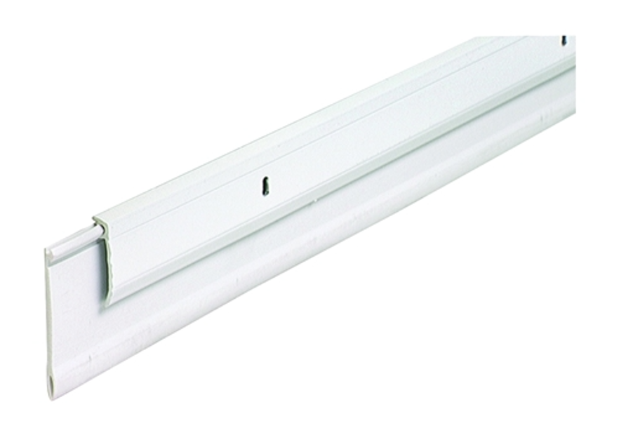 M-D Building Products 05769 Door Sweep 36 In Aluminum Flange Vinyl Insert White