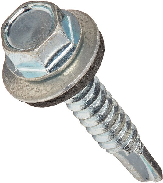 Hillman Group 561039 Neoprene Washer Self Drilling Screw 12-14 X 1-1/4