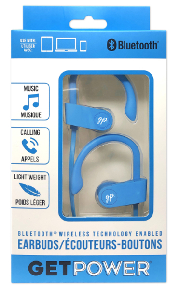 ARIES MANUFACTURING DIV GP-BTE-BLU Bluetooth Earbuds Blue