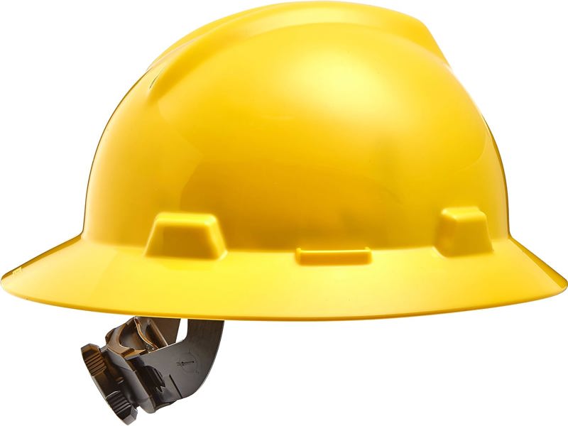 Safety Works 475366 Full Brim Hard Hat Yellow