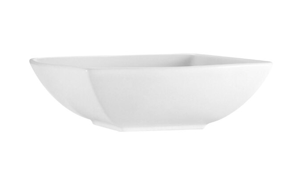 CAC China PNS-B5 Square Bowl 10 Oz 5.5 In x 1.75 In White 3 Dz