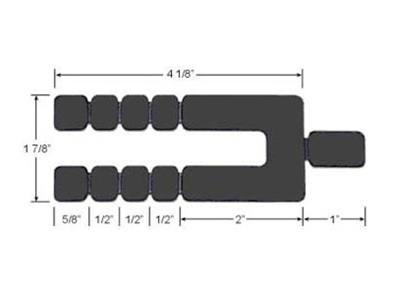 Glazelock Shims Inc. GL-16 Shims Stack 16 Per Stack 5-1/8 In