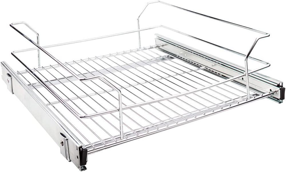 Hardware Resources MBP021-R Pullout Basket 17-3/8 In for 18 In Cabinet