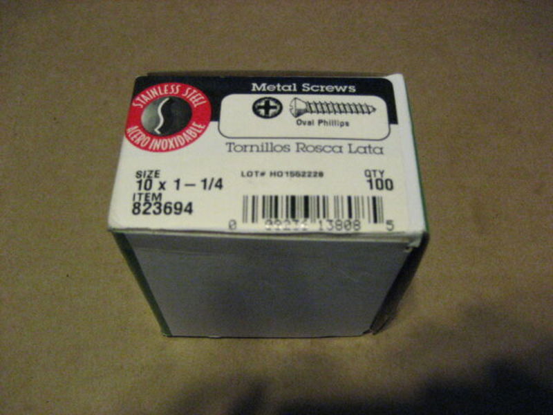 Hillman Group 823694 Oval Head Sheet Metal Screw 10X1-1/4 Phillips