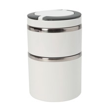 26328 White Insulated Lunch Box