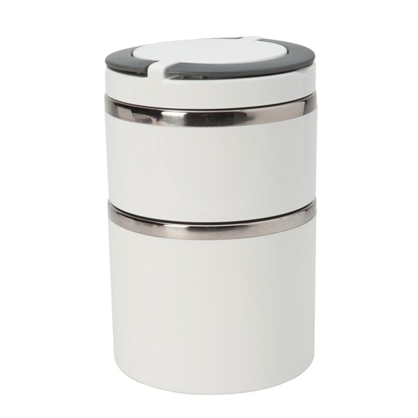 Kennedy International 26328 Insulated Lunch Box White Durable Insulated Construction Easy to Clean