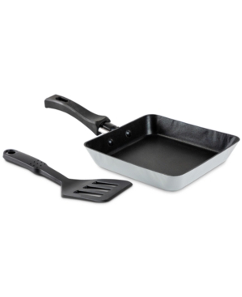 CORE HOME 29311 Mini Square Fry Pan Set 2 Piece with Slotted Turner Cloud