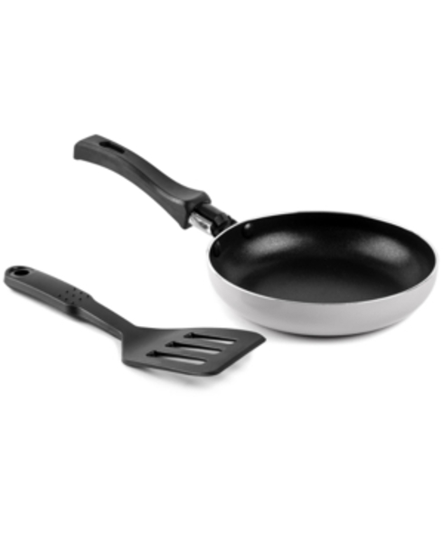CORE HOME 27388 Mini Round Frying Pan with Slotted Turner Set
