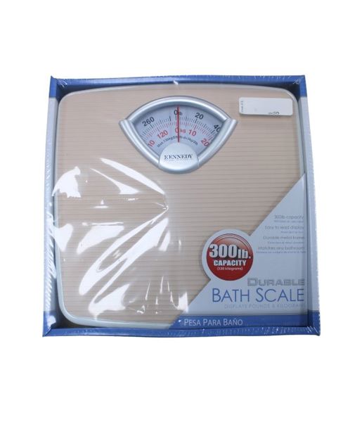 Kennedy International 4516 Bath Scale Clear Plastic