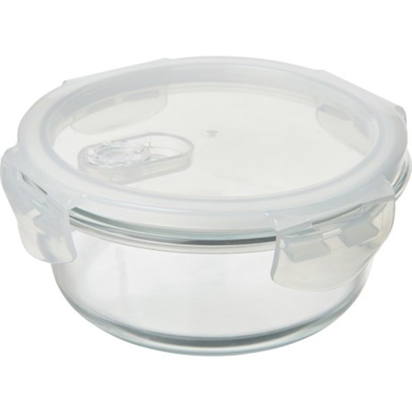 Kennedy International 27321 Round Glass Food Storage Box 620 Ml With Cover Vent