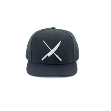 M60132BKW Snap Back Cap Black