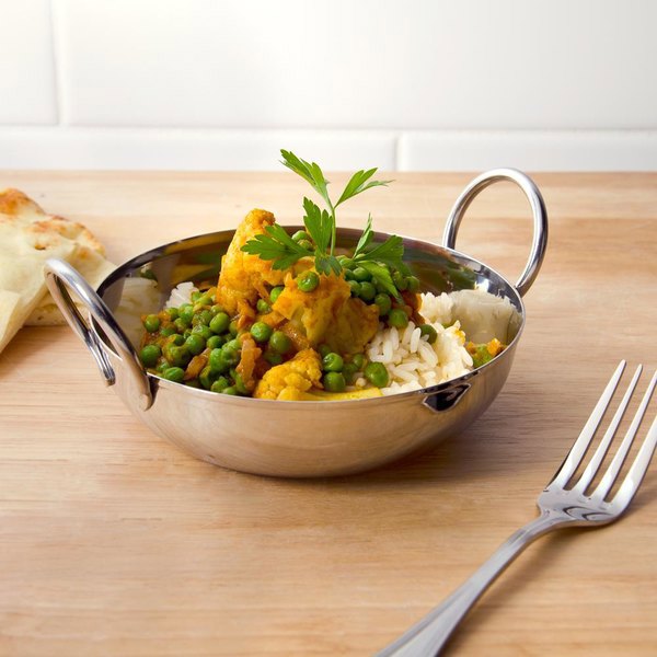 American Metalcraft BD45 Balti Dish 16 Oz Stainless Steel with Handles