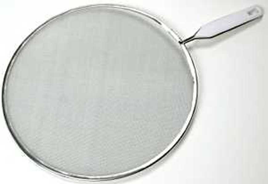 Chef Craft 21006 Splatter Screen 10 In Stainless Steel Aluminum Painted White