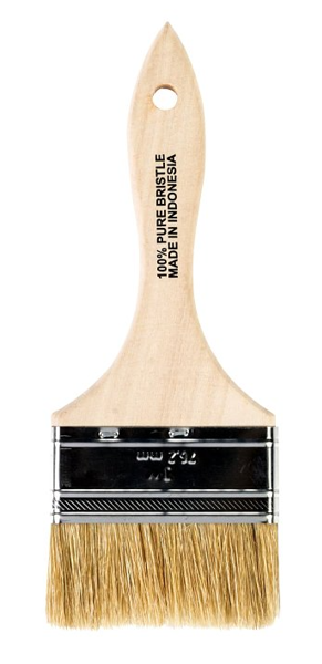 Wooster Brush F5117-3 Paint Brush 3 In Width 1-11/16 In Length Soft Natural China Bristle Plain-Grip Handle