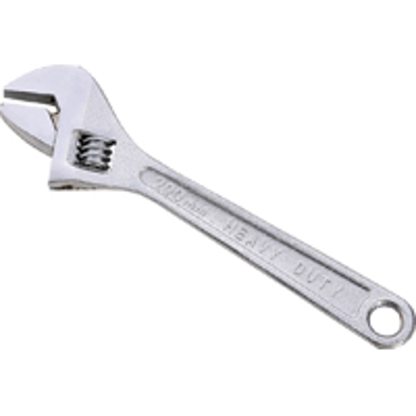 VULCAN WC917-04 Adjustable Wrench 8 In Steel Chrome
