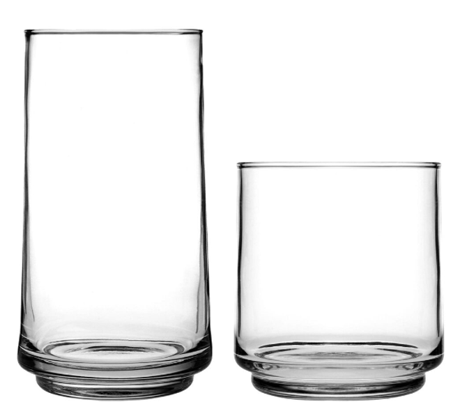 Anchor Hocking 13680L20 Drinkware Set 16 Piece Clear Glass