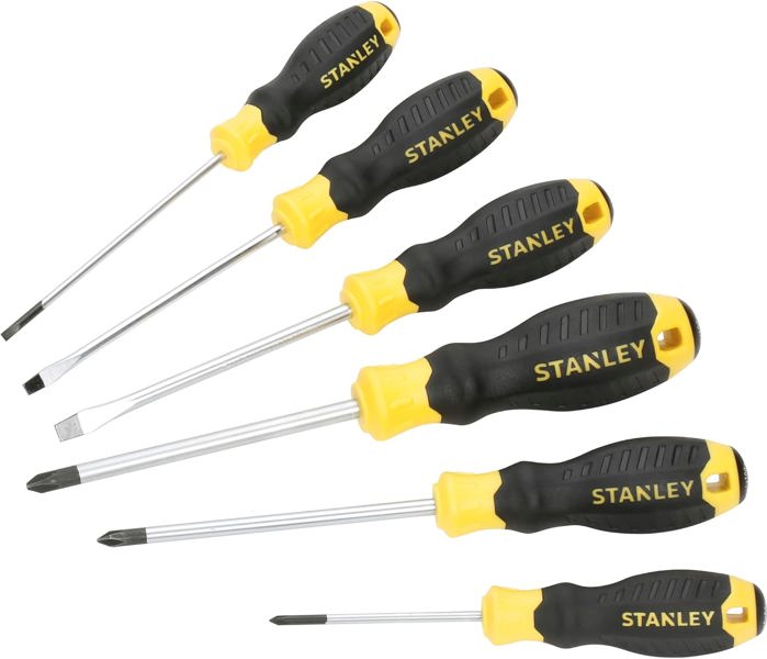Stanley Tools STMT60060-LA Screwdriver Set 6 Piece Comfort Grip