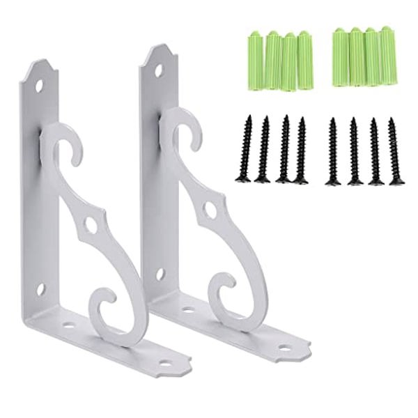 Hillman Group 852164 Shelf Bracket 5x3 In Antique White Ornamental