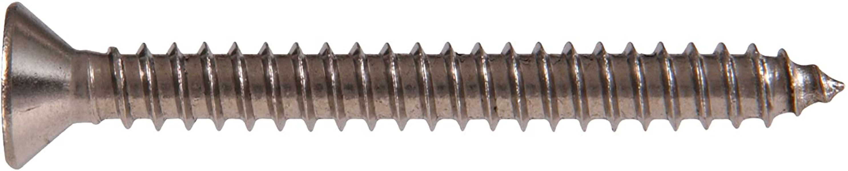 Hillman Group 823432 Flat Head Sheet Metal Screw 6 X 2 Phillips Type
