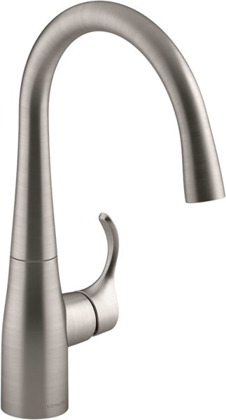 Kohler 22034-VS Bar Sink Kitchen Faucet Vibrant Stainless Steel