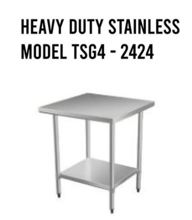 TSG4-2424 Stainless Steel Work Table 24 In Lx24 In Wx35 In H