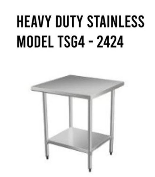 H.D. SHELDON TSG4-2424 Table 24x24 Stainless Steel