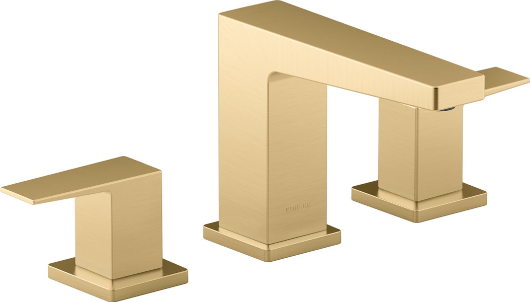 Kohler 23255-4-2MB Widespread Faucet Vibrant Brushed Moderne Brass Brass