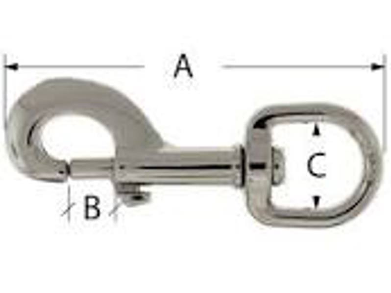 Hillman Group 852466 Round Swivel Eye 3/4 X 3-9/16 In Stainless Steel