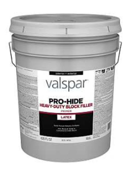 Valspar 028.0091215.008 Heavy Duty Primer 5 Gal White Block Filler Pail