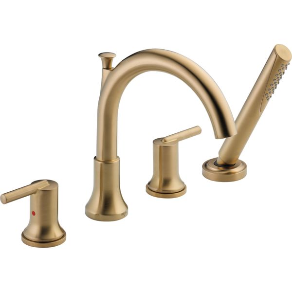 Delta Faucet T4759-CZ Tub Filler Roman With Handshower Champagne Bronze